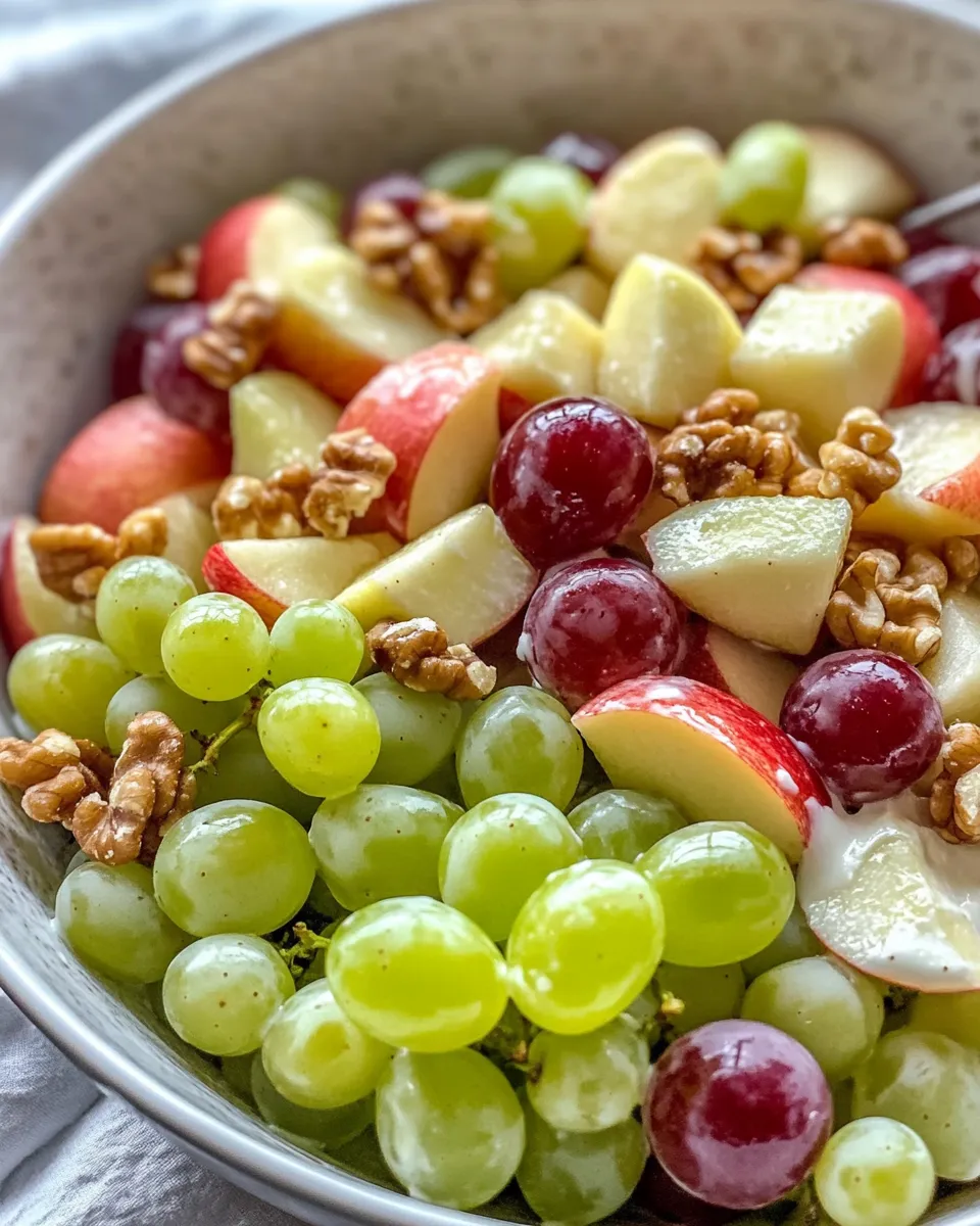 Delicious Creamy Grape Salad recipe photo