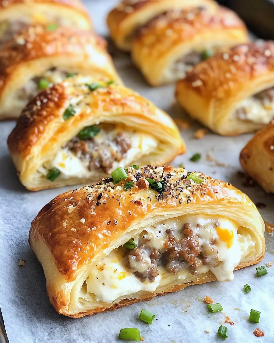 Homemade Crescent Sausage Cream Cheese photo