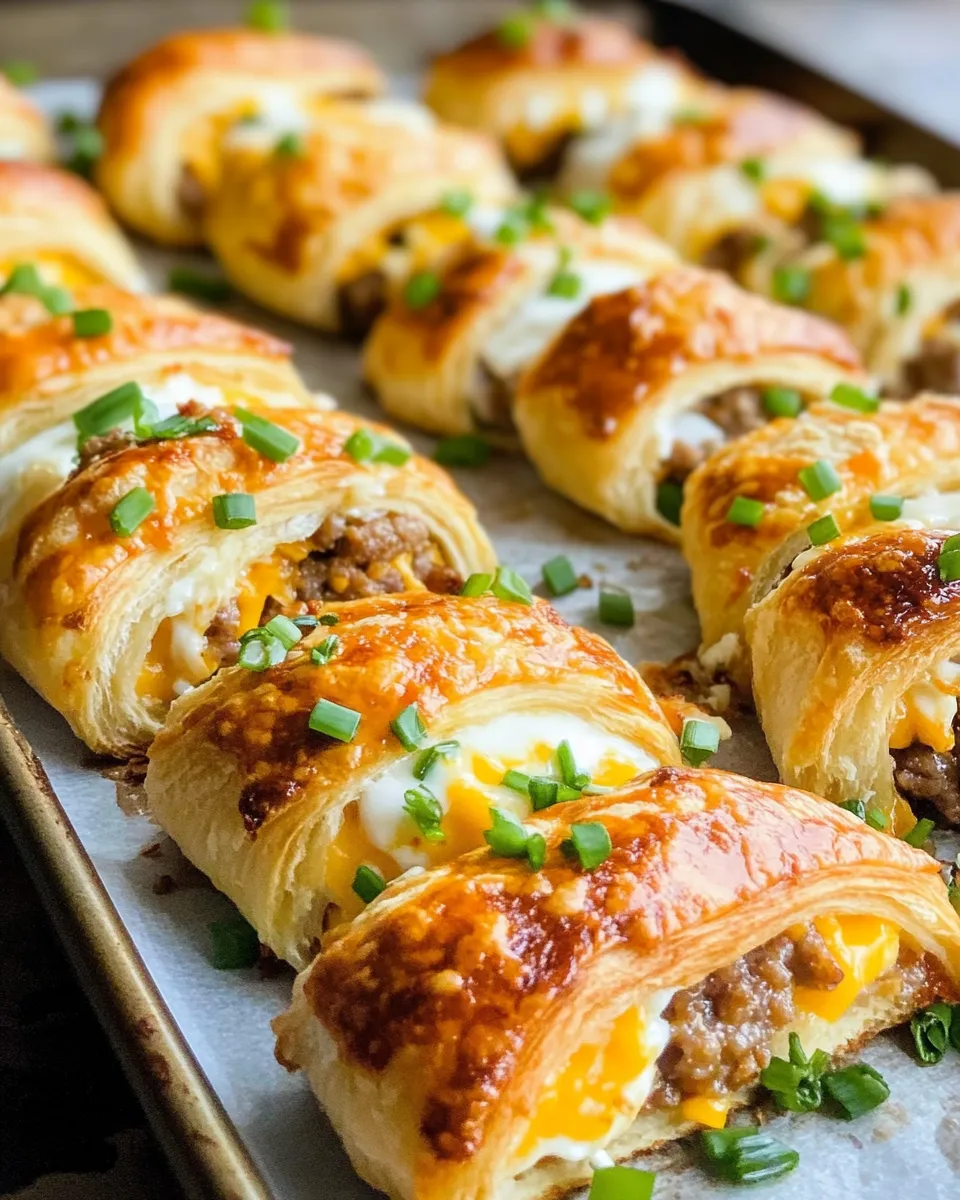 Classic Crescent Sausage Cream Cheese recipe image
