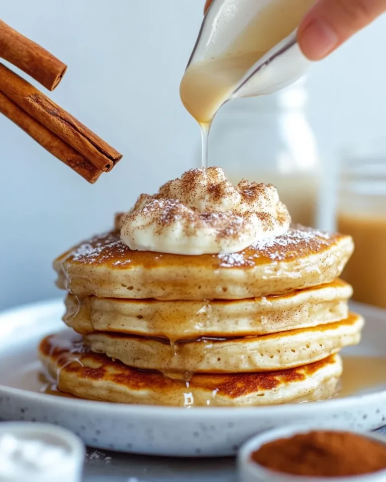 Homemade Delicious Cinnamon Roll Pancakes photo