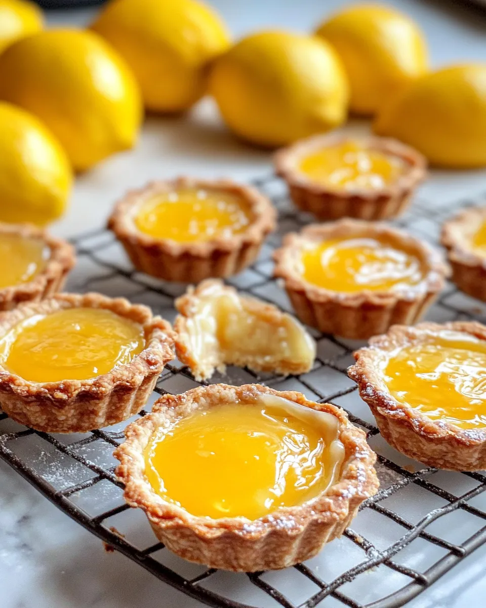 Healthy Easy Mini Lemon Curd Tartlets photo
