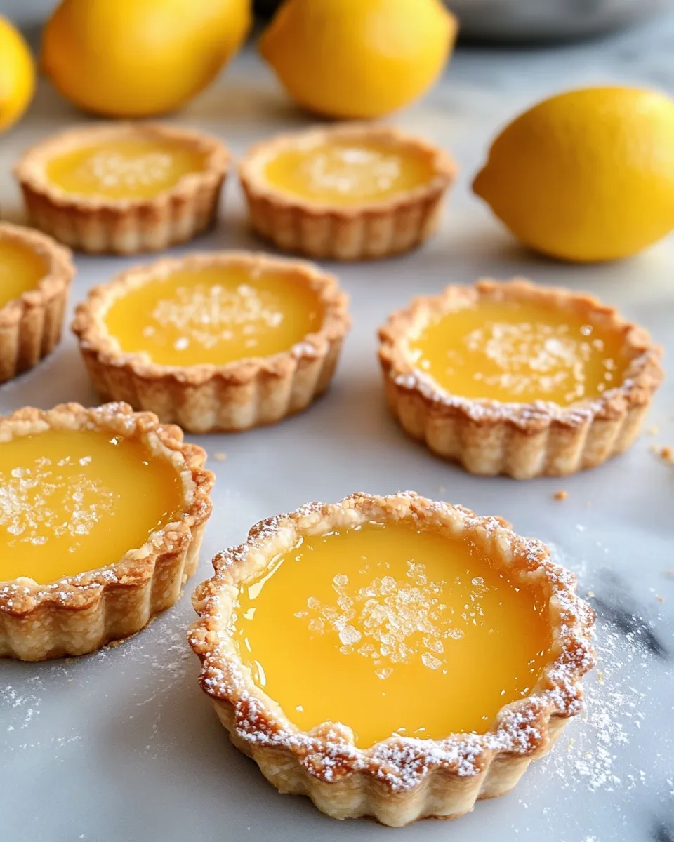 Amazing Easy Mini Lemon Curd Tartlets shot