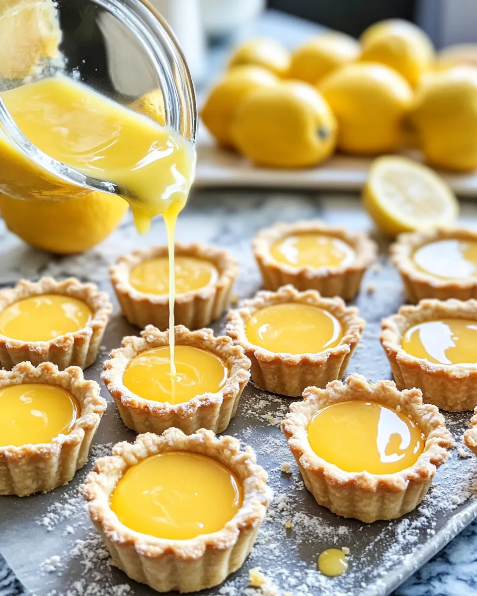 Amazing Easy Mini Lemon Curd Tartlets dish image