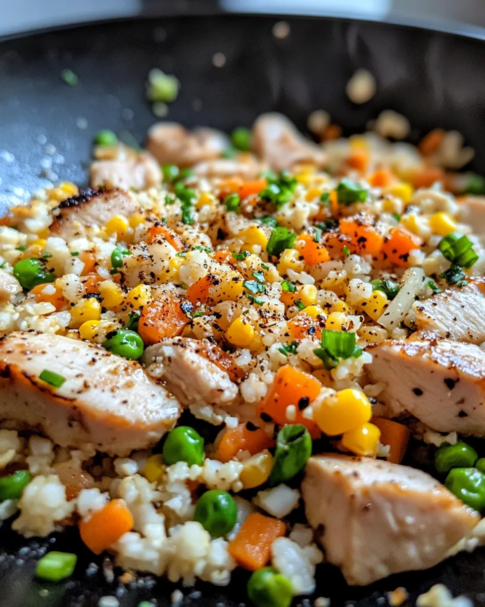 Delicious Homemade Low-Carb Cauliflower Fried Rice image