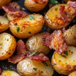 Savory Honey Bacon Roasted Potatoes recipe image