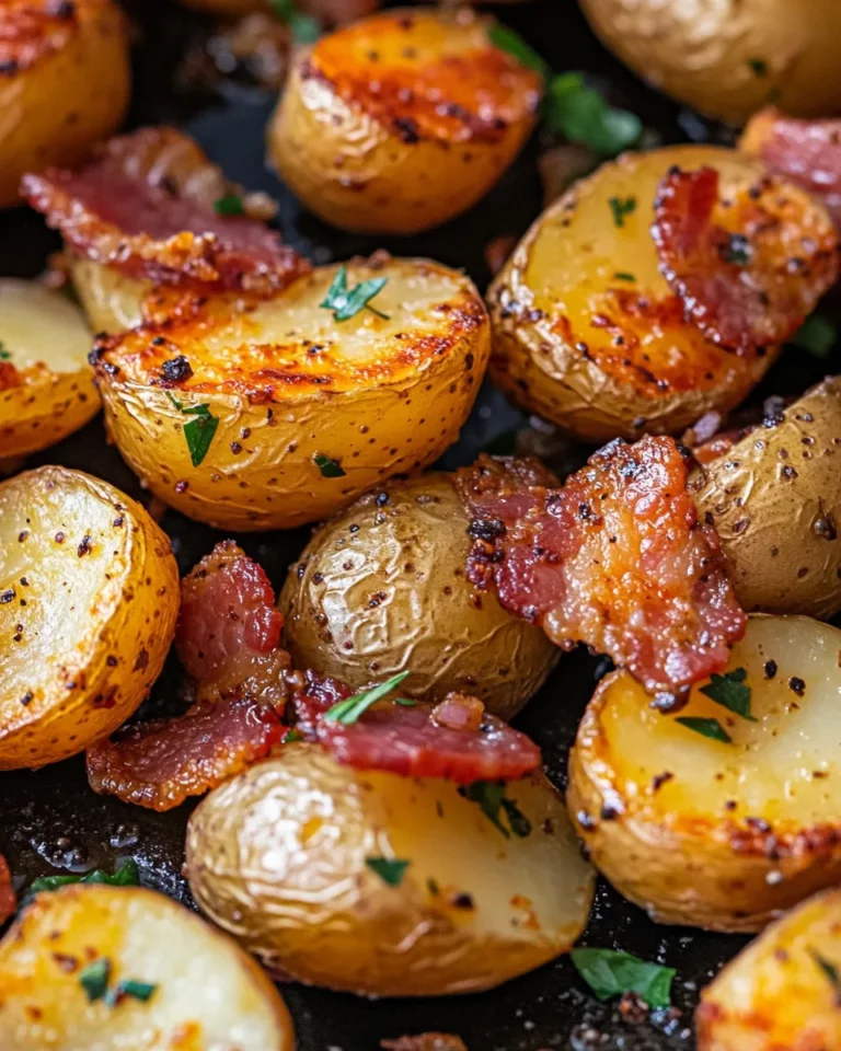 Savory Honey Bacon Roasted Potatoes recipe image