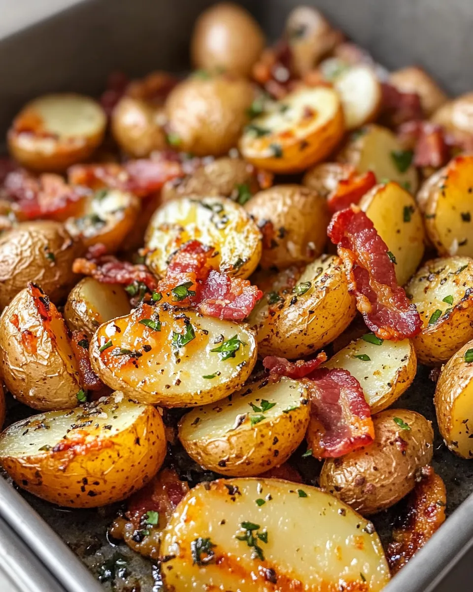 Best Honey Bacon Roasted Potatoes recipe photo