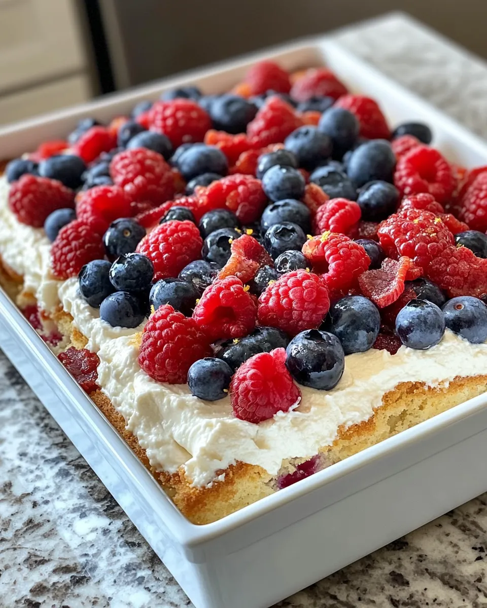 Homemade Lemon Cream Cheese Dump Cake Recipe photo