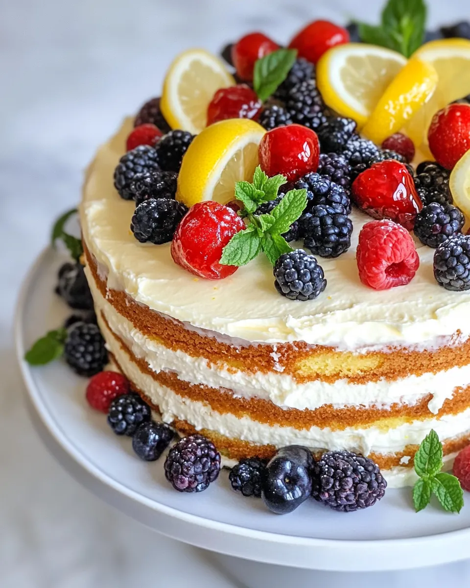 Amazing Limoncello Mascarpone Cake picture