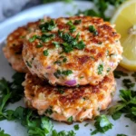 Homemade Mediterranean Diet Salmon Patties photo