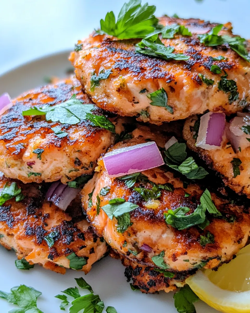 Easy Mediterranean Diet Salmon Patties recipe photo