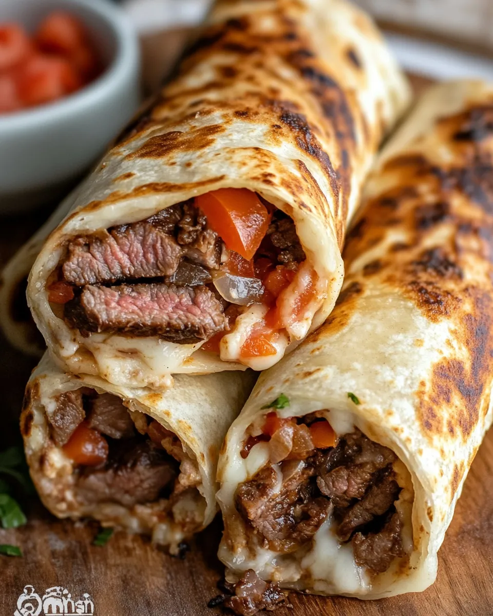 Classic Philly Cheesesteak Roll Ups recipe photo