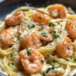 Homemade Salmon And Shrimp Alfredo recipe photo