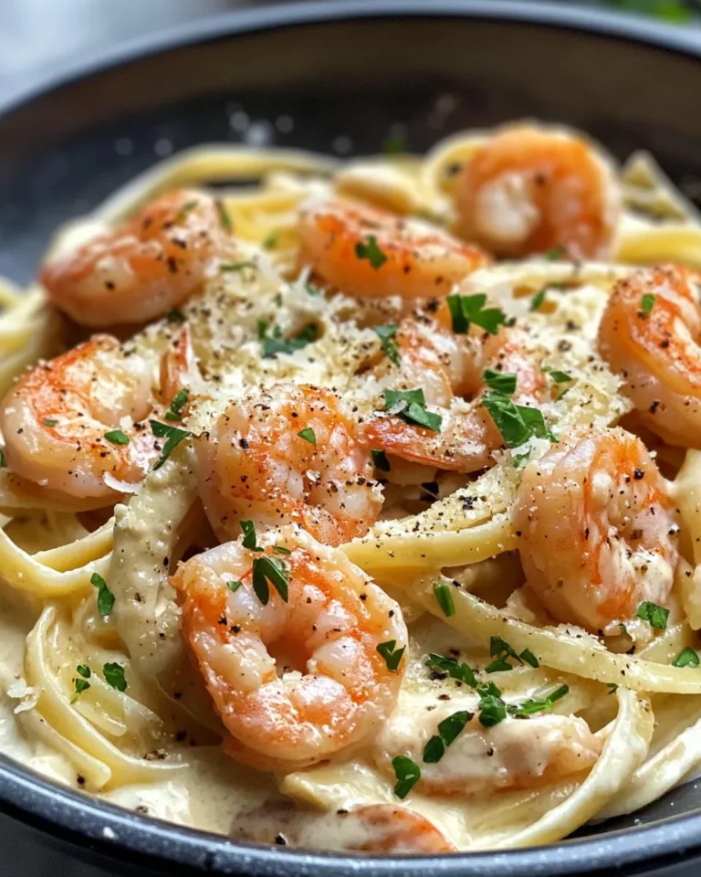 Homemade Salmon And Shrimp Alfredo recipe photo