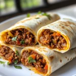 Sweet Sloppy Joe Grilled Burritos picture