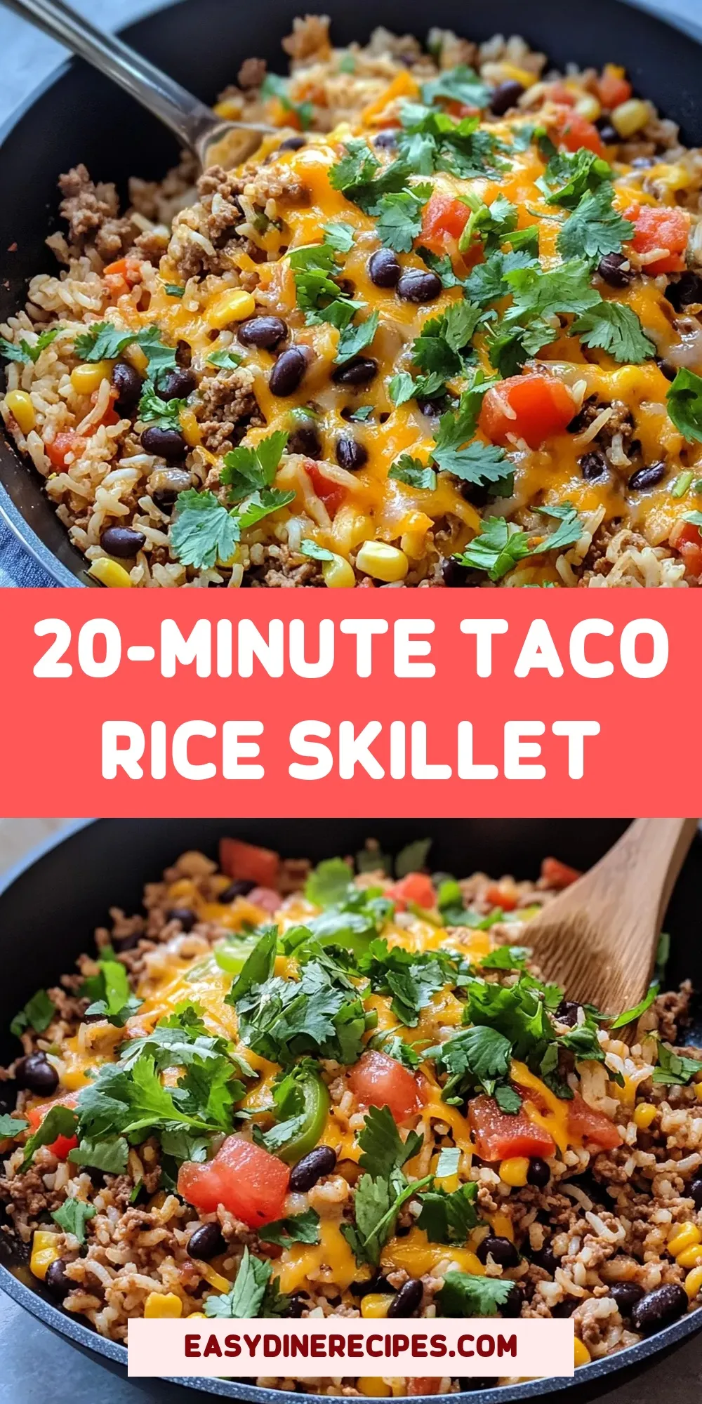 Easy 20-Minute Taco Rice Skillet Recipe