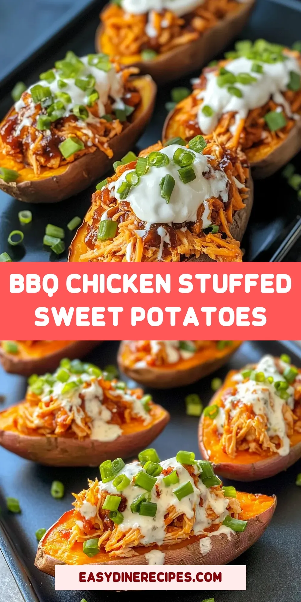How To Make Fresh Bbq Chicken Stuffed Sweet Potatoes