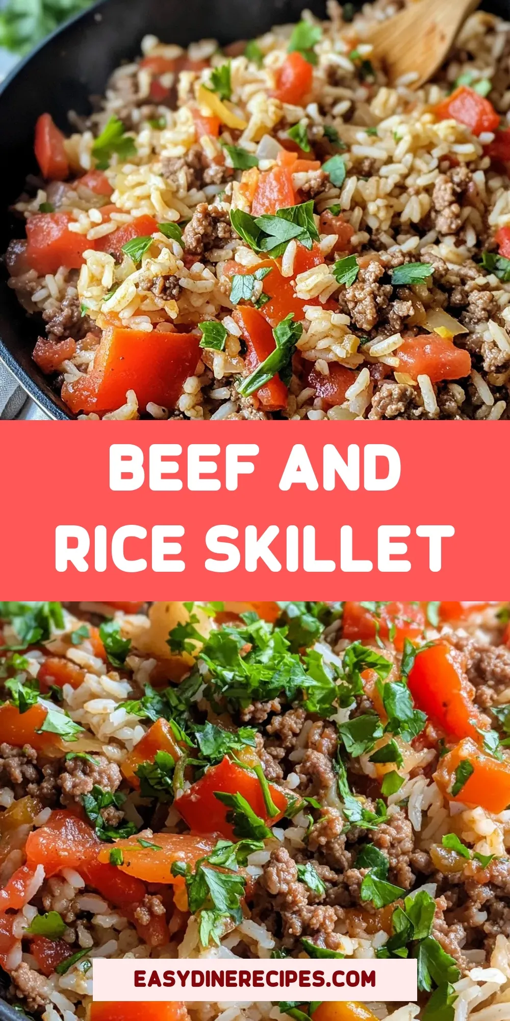 Perfect Beef And Rice Skillet