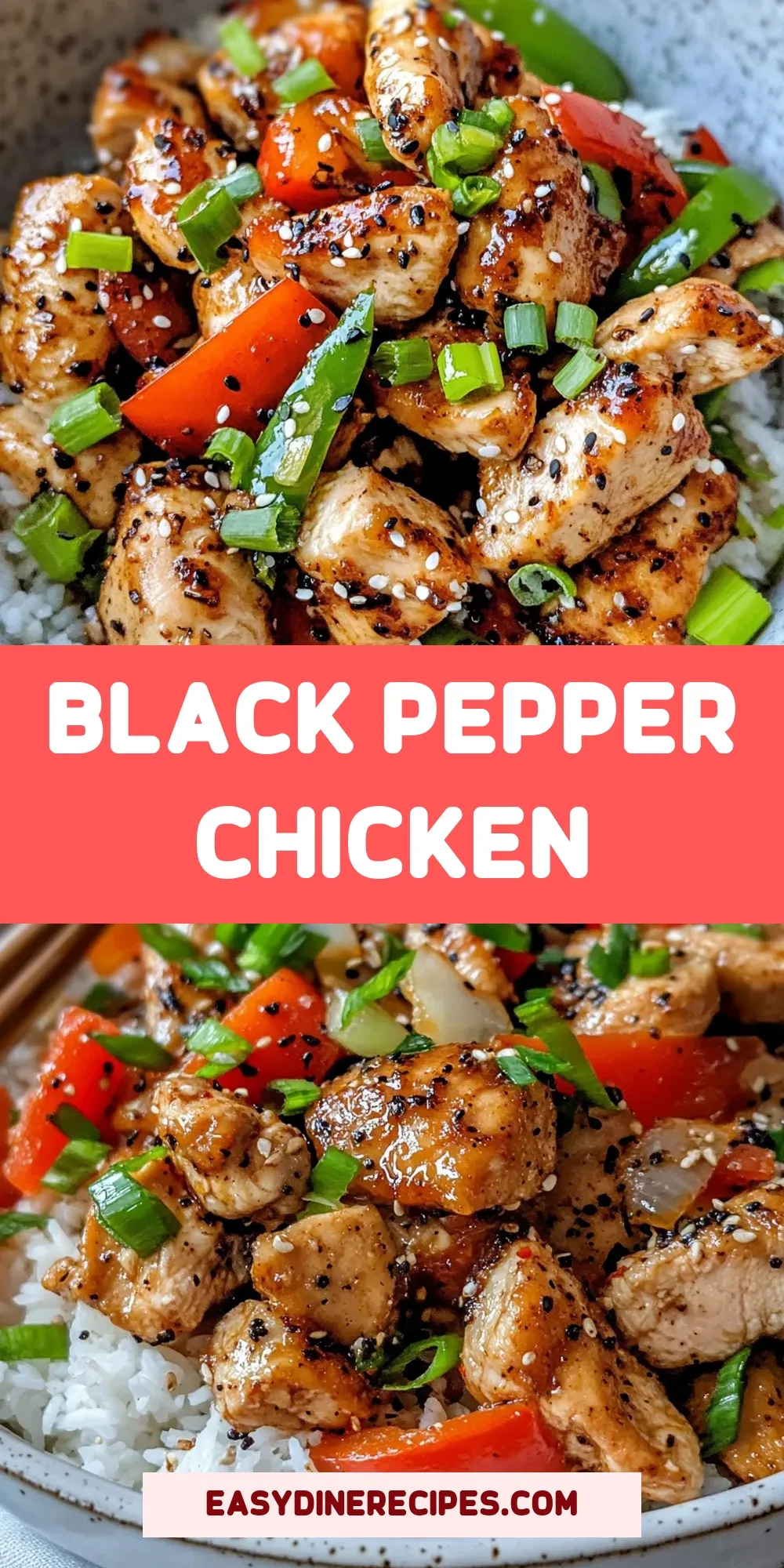 Creamy Black Pepper Chicken