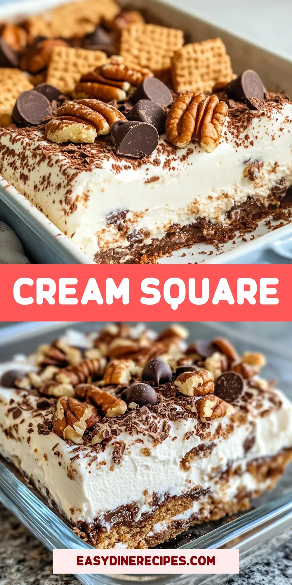 Easy Cream Square Recipe