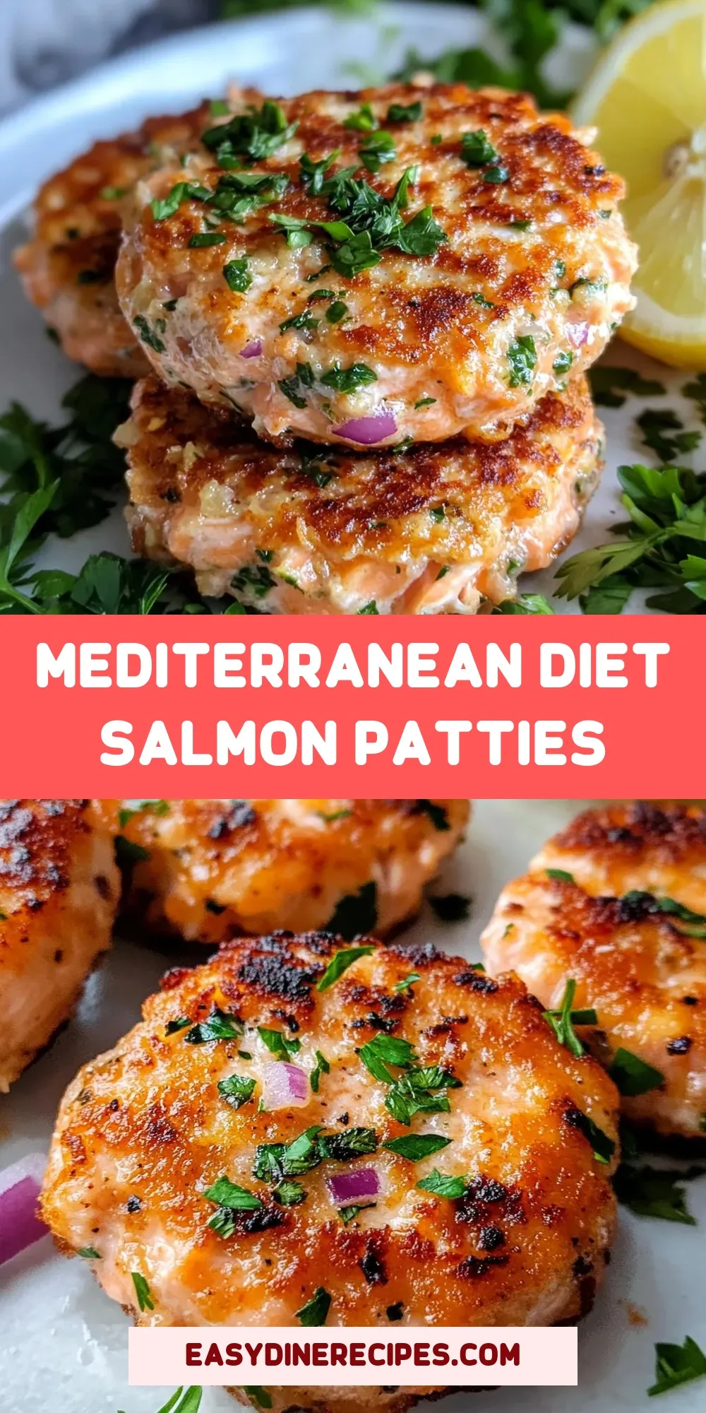 Mediterranean Diet Salmon Patties Recipe