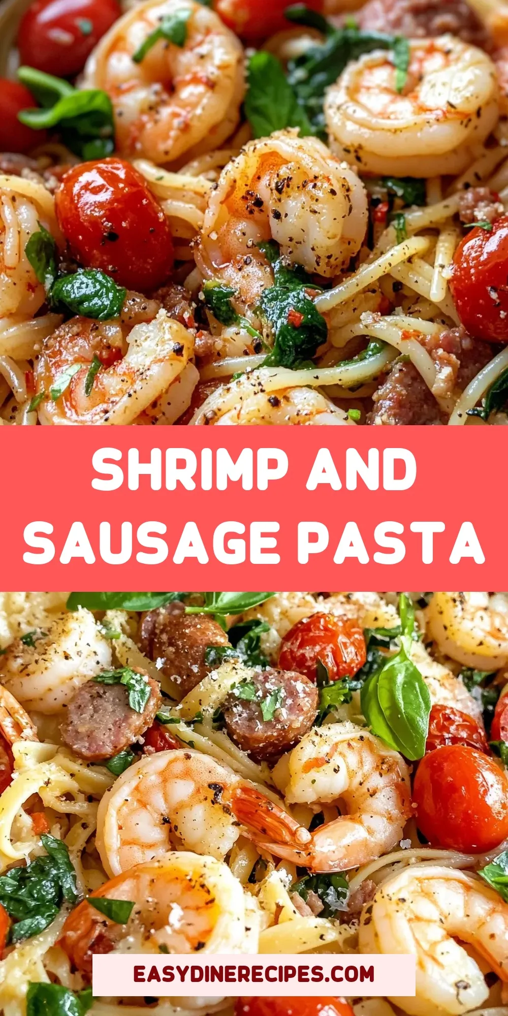 The Best Shrimp And Sausage Pasta Ever