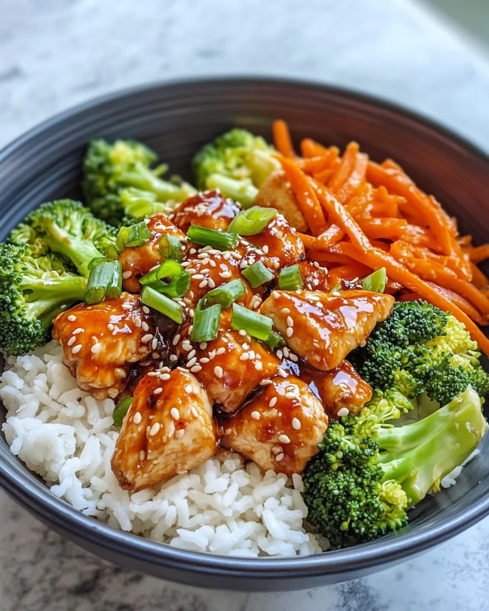 Easy 15-Minute Spicy Gochujang Chicken Bowls recipe photo