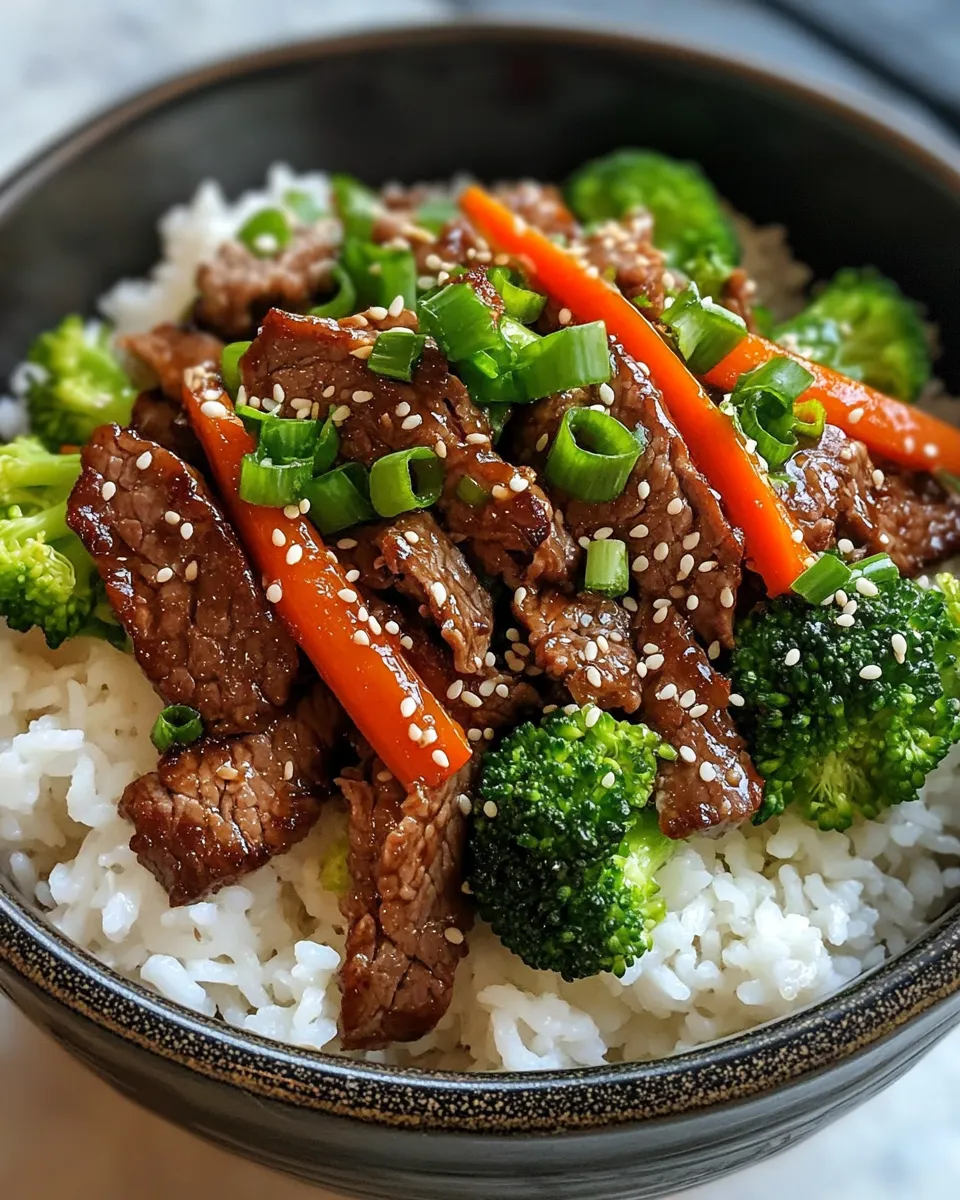 Easy 20-Minute Korean Beef Rice Bowls recipe photo