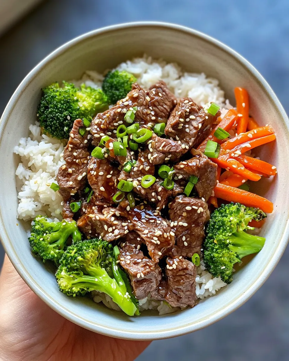 Delicious 20-Minute Korean Beef Rice Bowls shot