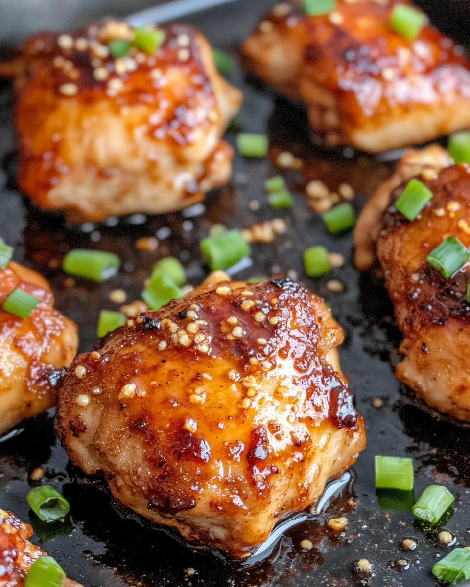 Delicious Brown Sugar Bourbon-Style (No Bourbon) Chicken plate image