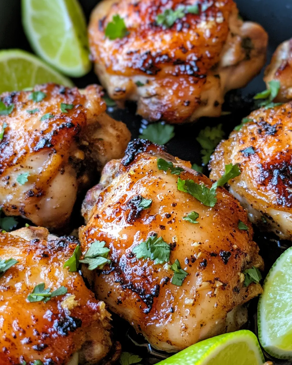 Homemade Brown Sugar Lime Chicken Thighs Juicy recipe photo