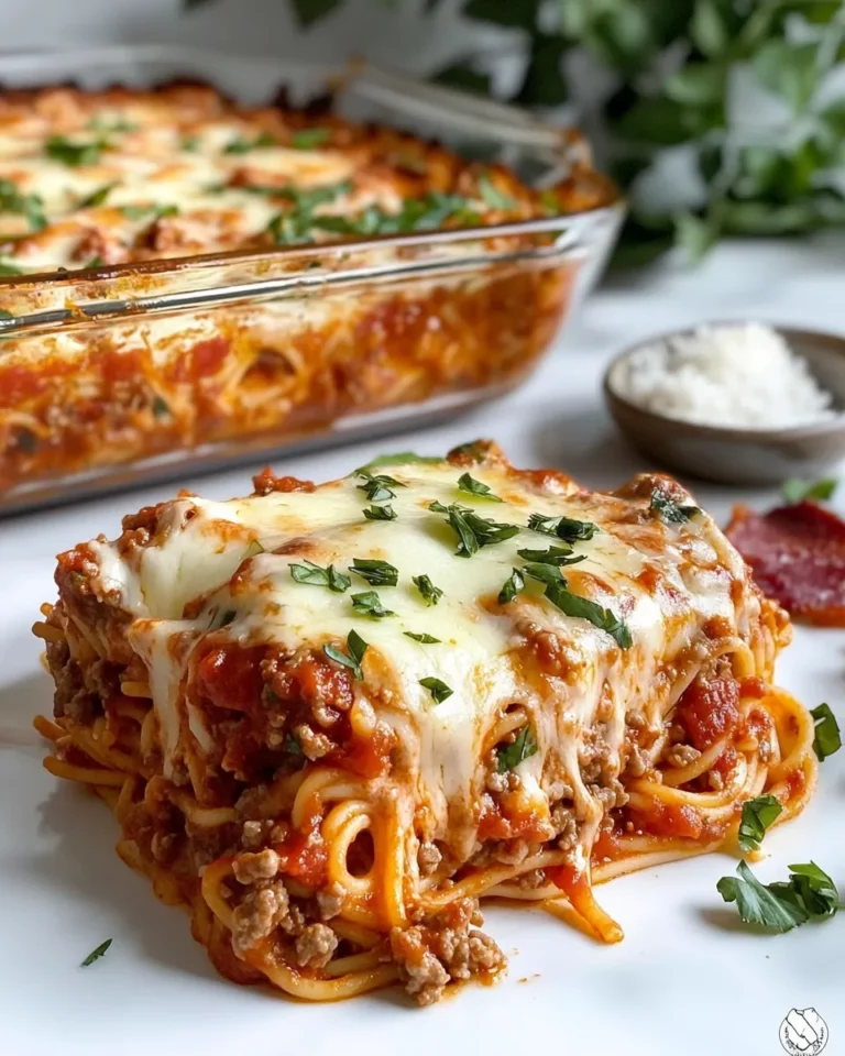 Homemade Baked Spaghetti Casserole Supreme photo