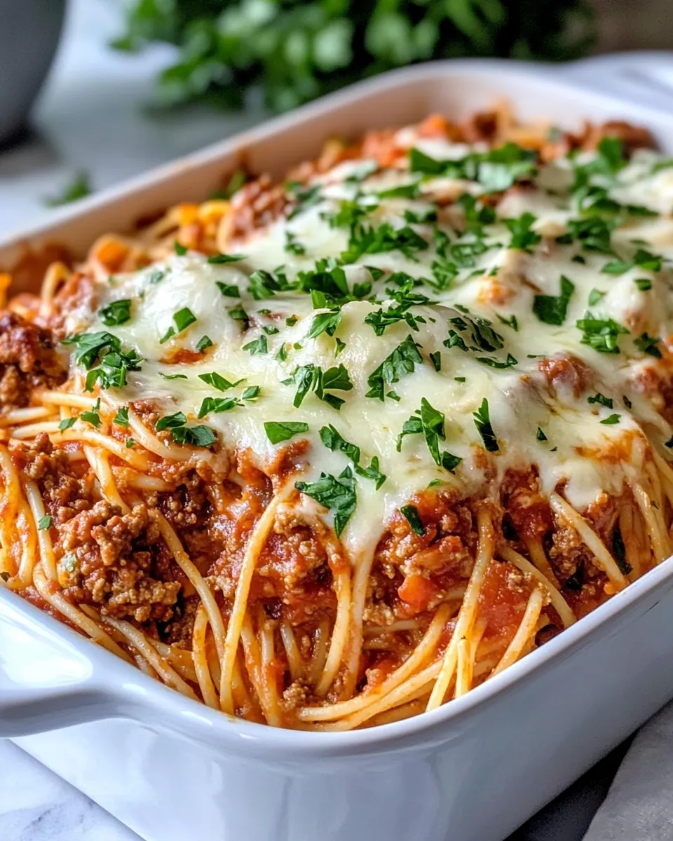 Classic Baked Spaghetti Casserole Supreme image
