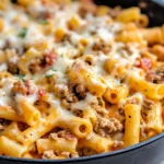 Homemade Cheesy Taco Pasta Skillet photo