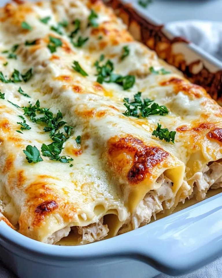 Homemade Chicken Alfredo Lasagna Roll-Ups recipe photo