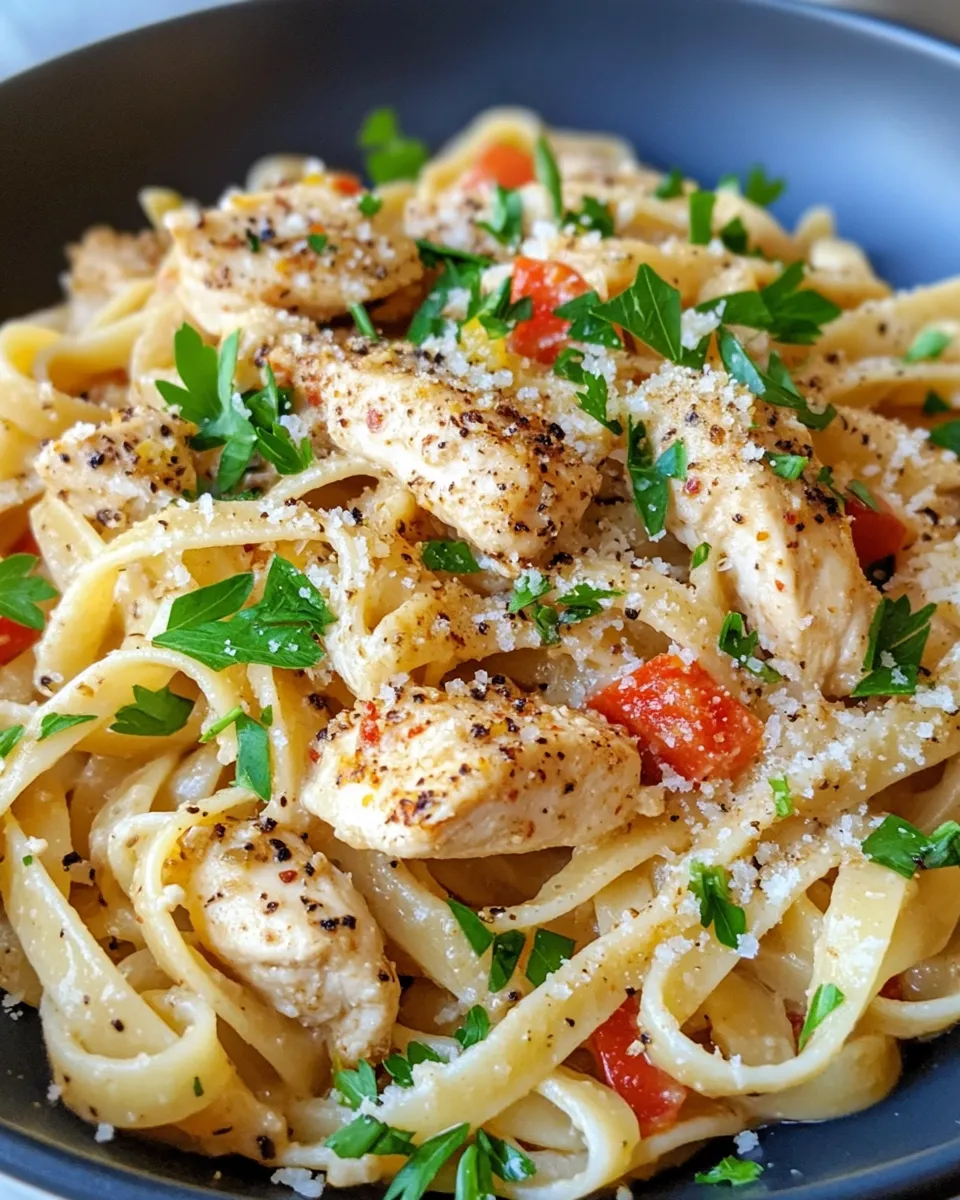 Classic Creamy Cajun Chicken Fettuccine image