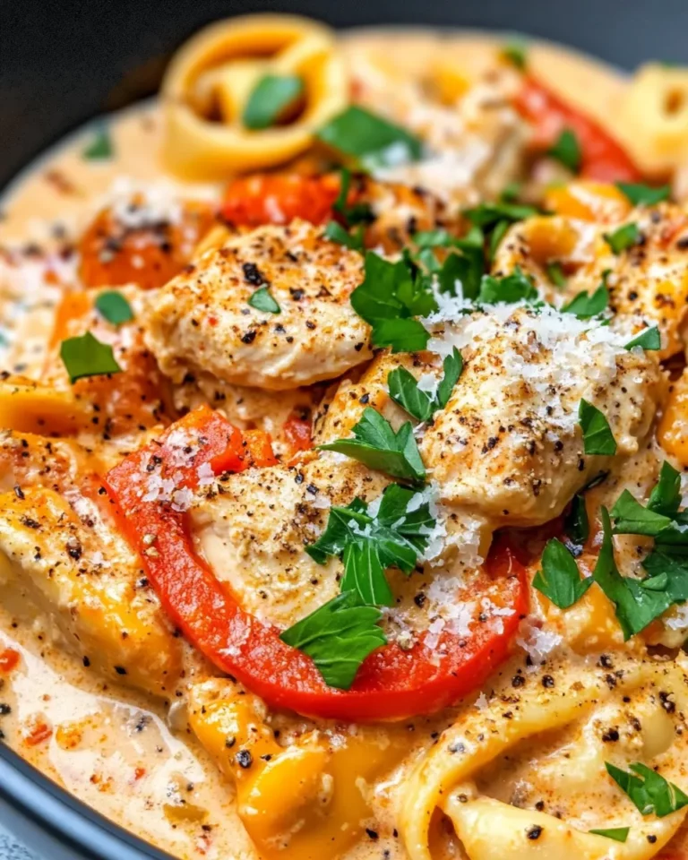 Homemade Creamy Cajun Chicken Tortellini recipe photo