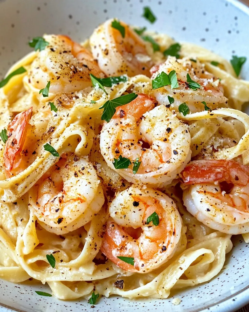 Delicious Creamy Cajun Shrimp Alfredo Pasta dish photo