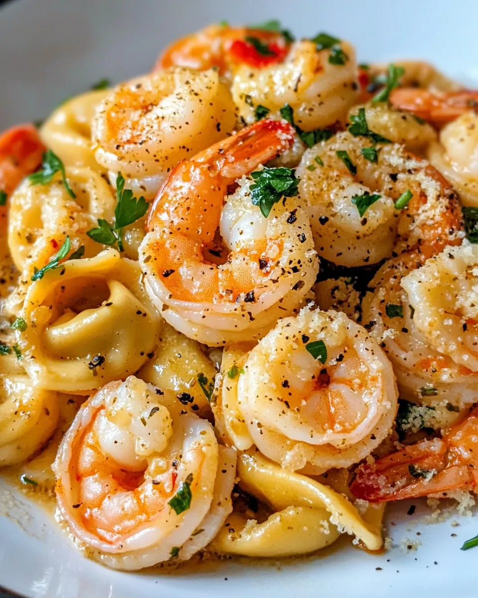 Classic Creamy Cajun Shrimp Tortellini image