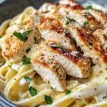 Homemade Creamy Chicken Alfredo Pasta Supreme photo