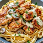 Homemade Creamy Chicken Marsala Pasta recipe photo