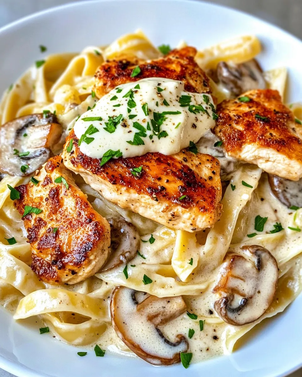 Classic Creamy Chicken Marsala Pasta dish photo