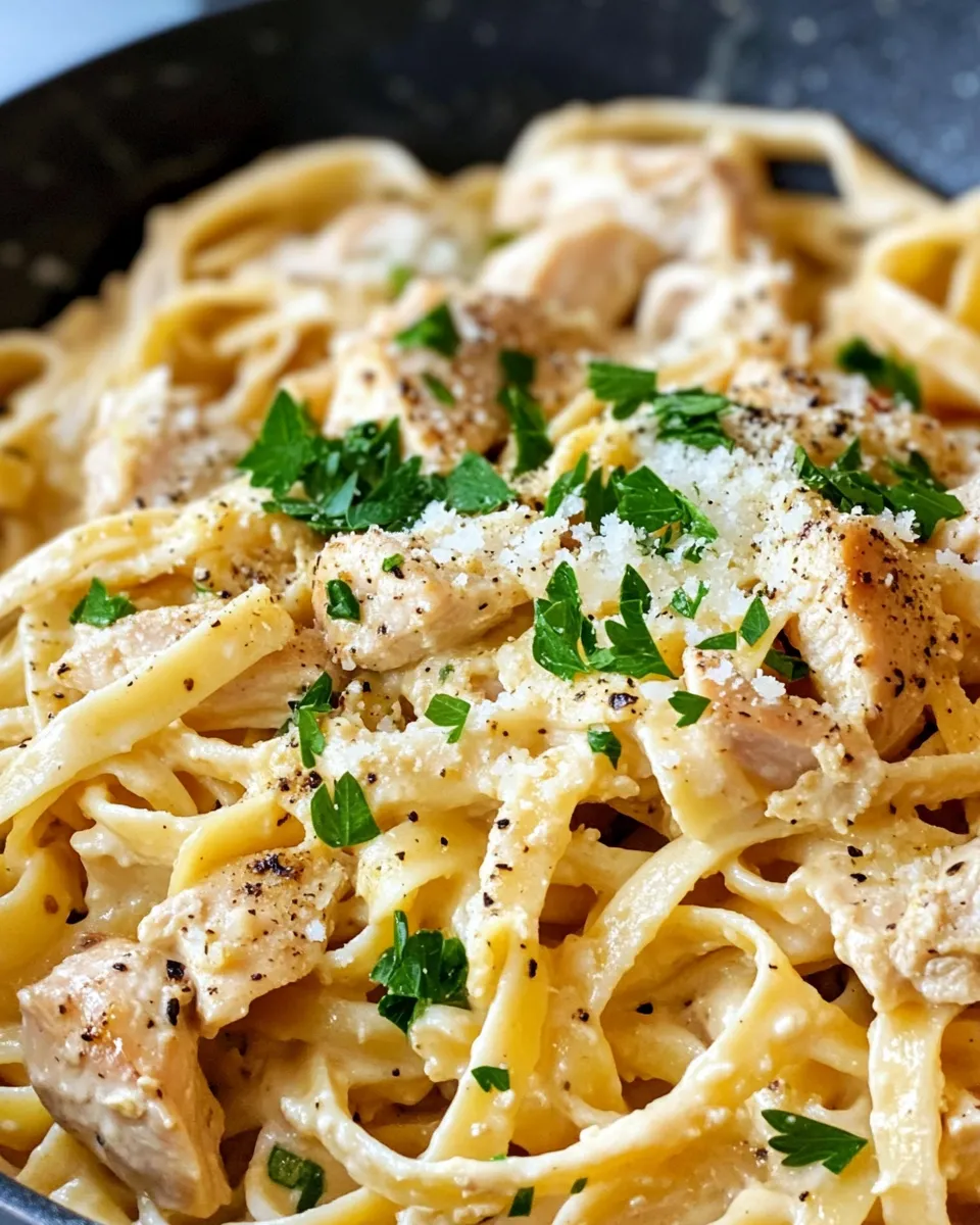 Delicious Creamy Garlic Herb Chicken Pasta dish photo