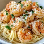 Homemade Creamy Garlic Parmesan Shrimp Spaghetti recipe photo