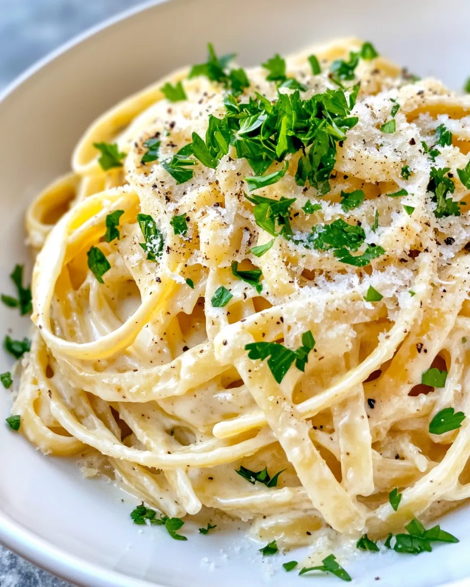 Easy Creamy Roasted Garlic Alfredo recipe photo