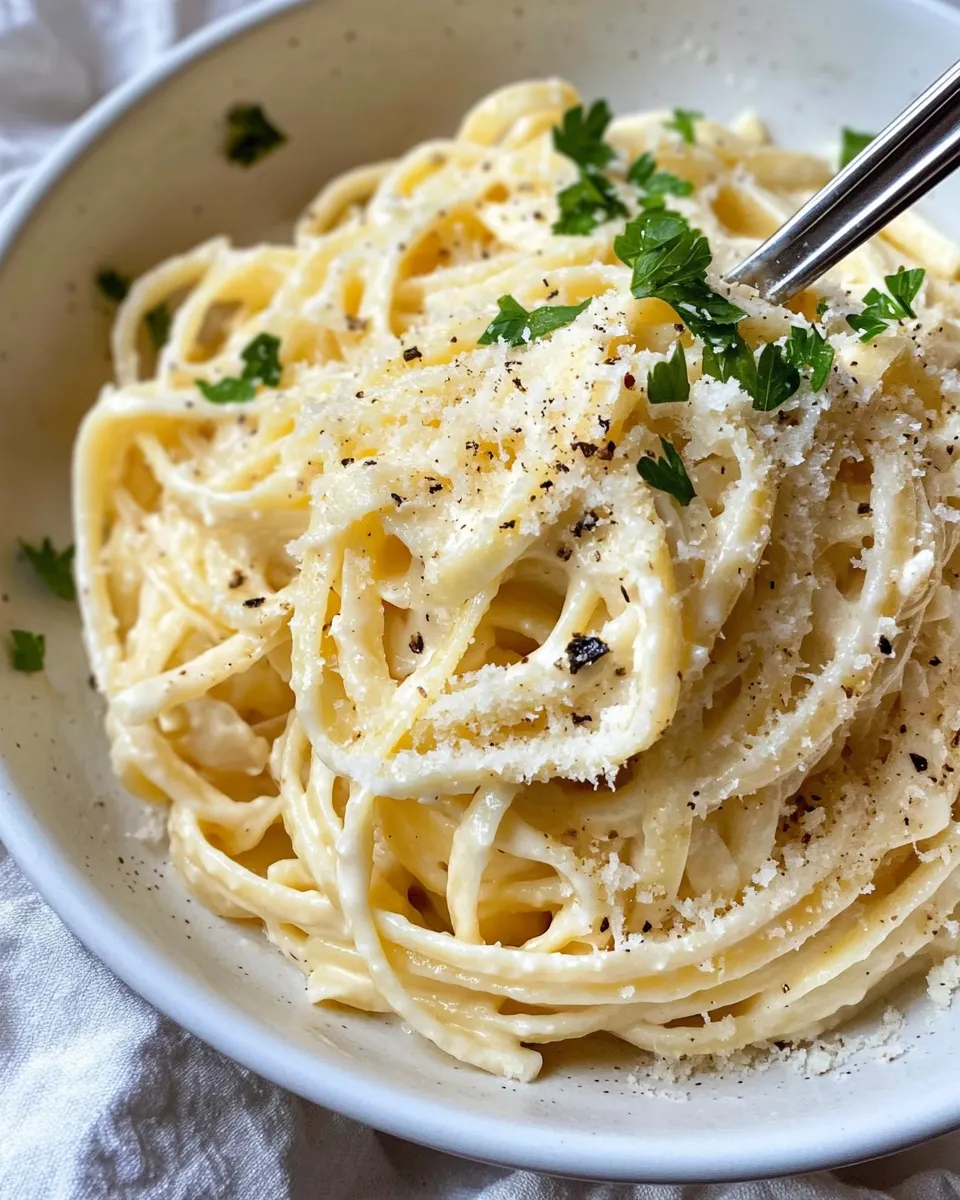 Delicious Creamy Roasted Garlic Alfredo dish photo