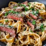 Homemade Creamy Steak Pasta for Effortless Gourmet Dining photo