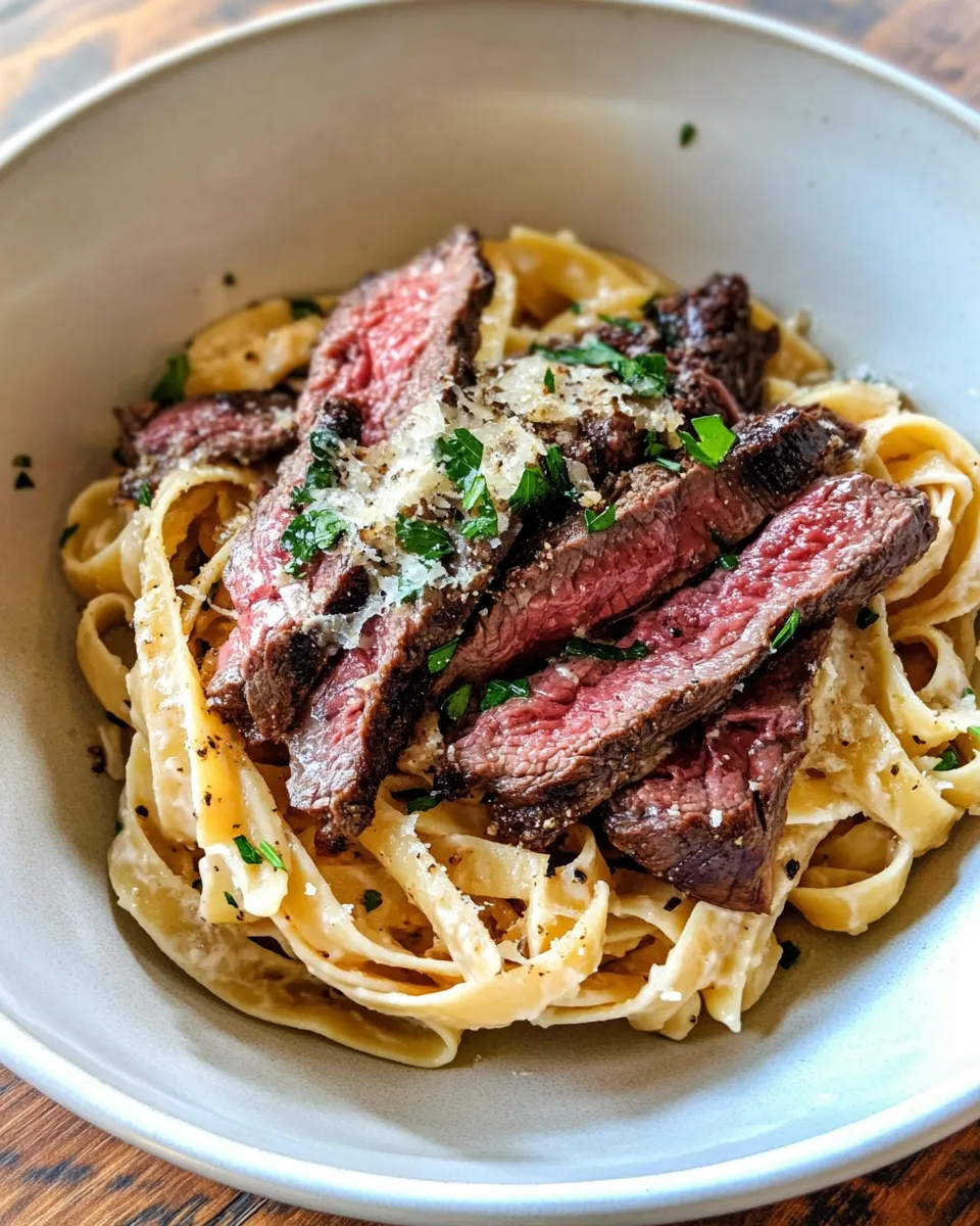 Easy Creamy Steak Pasta for Effortless Gourmet Dining recipe photo