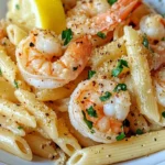 Homemade Garlic Butter Shrimp Penne recipe photo