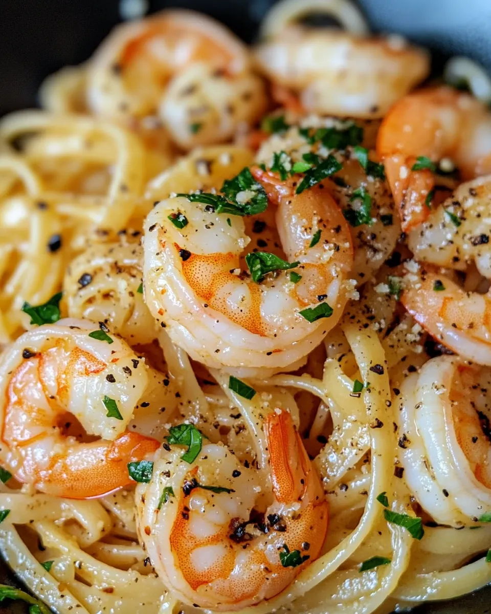 Easy Garlic Butter Shrimp Scampi Pasta photo
